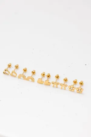 Bow Screw Back Earrings