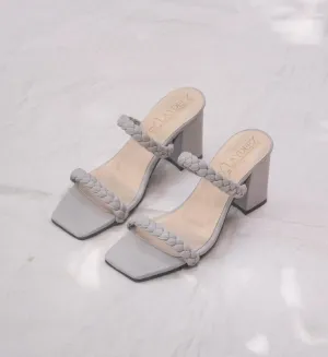 Braided Dual Strap Heels