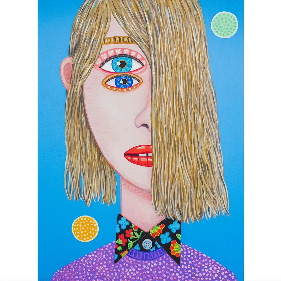 Brian Calvin, Sadie Jane, 2023; Limited Edition Print