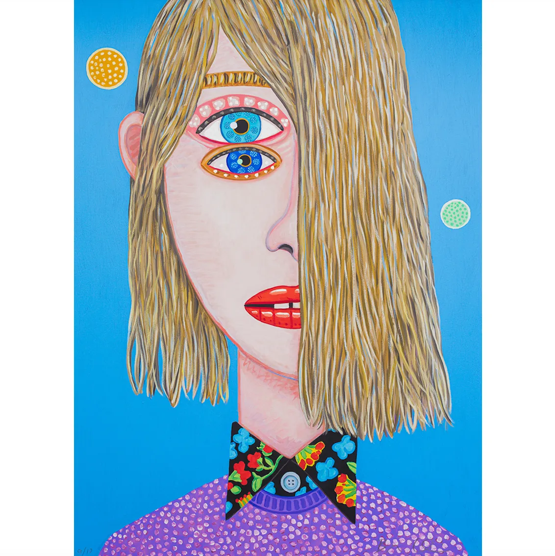 Brian Calvin, Sadie Jane, 2023; Limited Edition Print