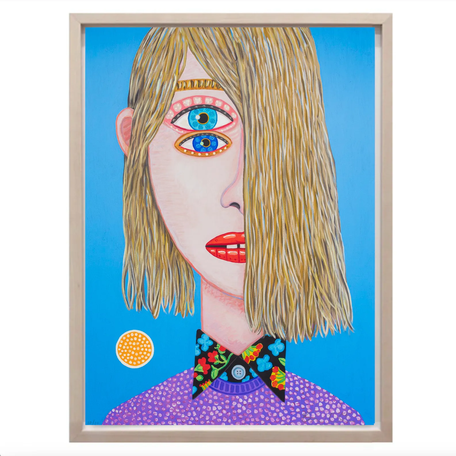 Brian Calvin, Sadie Jane, 2023; Limited Edition Print