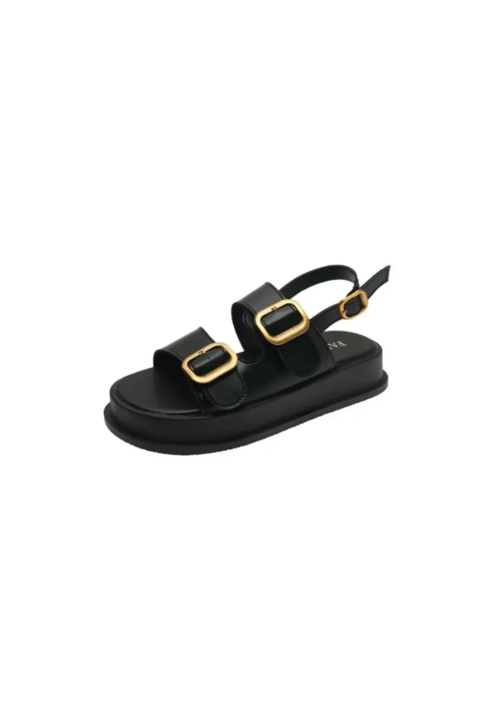 Buckle Open Toe Platform Sandals