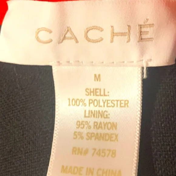 Cache' Red High-Low Hem Maxi Skirt