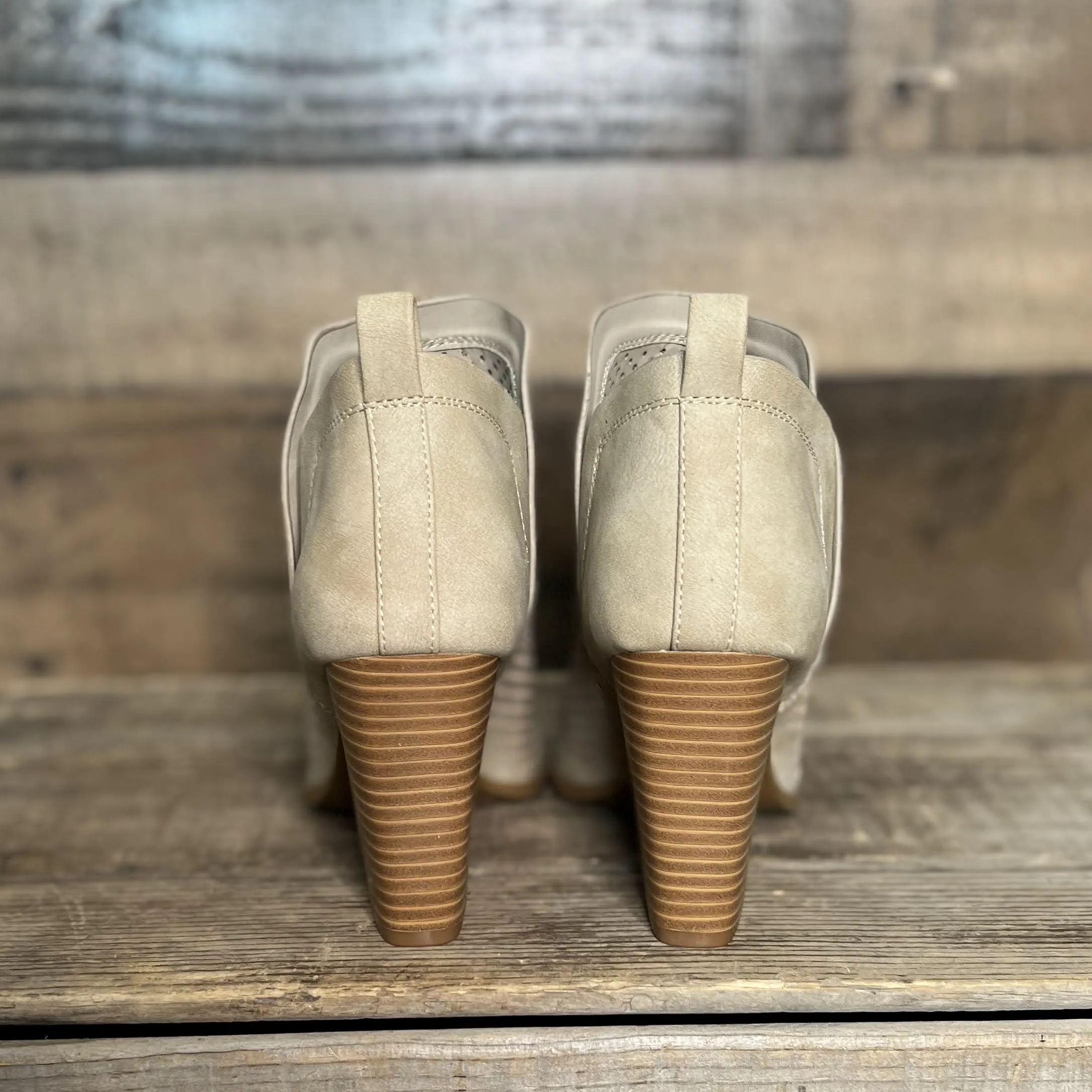 Candace Heel Taupe