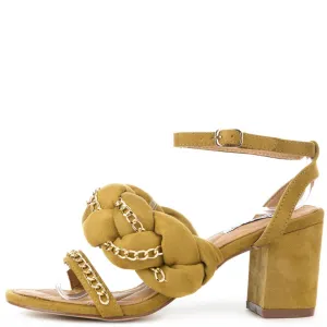 Cape Robbin Carrie-23 Olive High Heel Olive