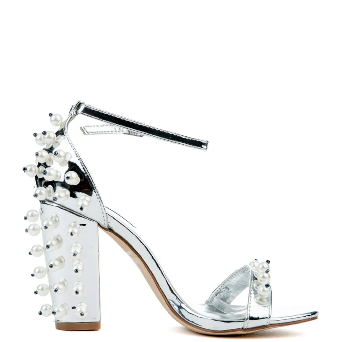 Cape Robbin Skylar-1 High Heel Silver