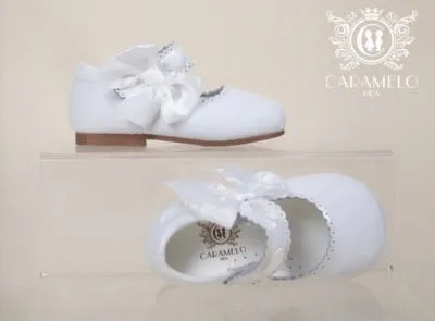 Caramelo Mary Jane Bow Leather Shoes