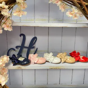 Caramelo Mary Jane Bow Leather Shoes