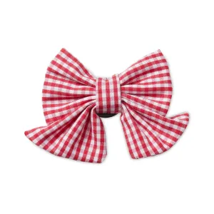 Cherry Gingham Bow Jibbitz