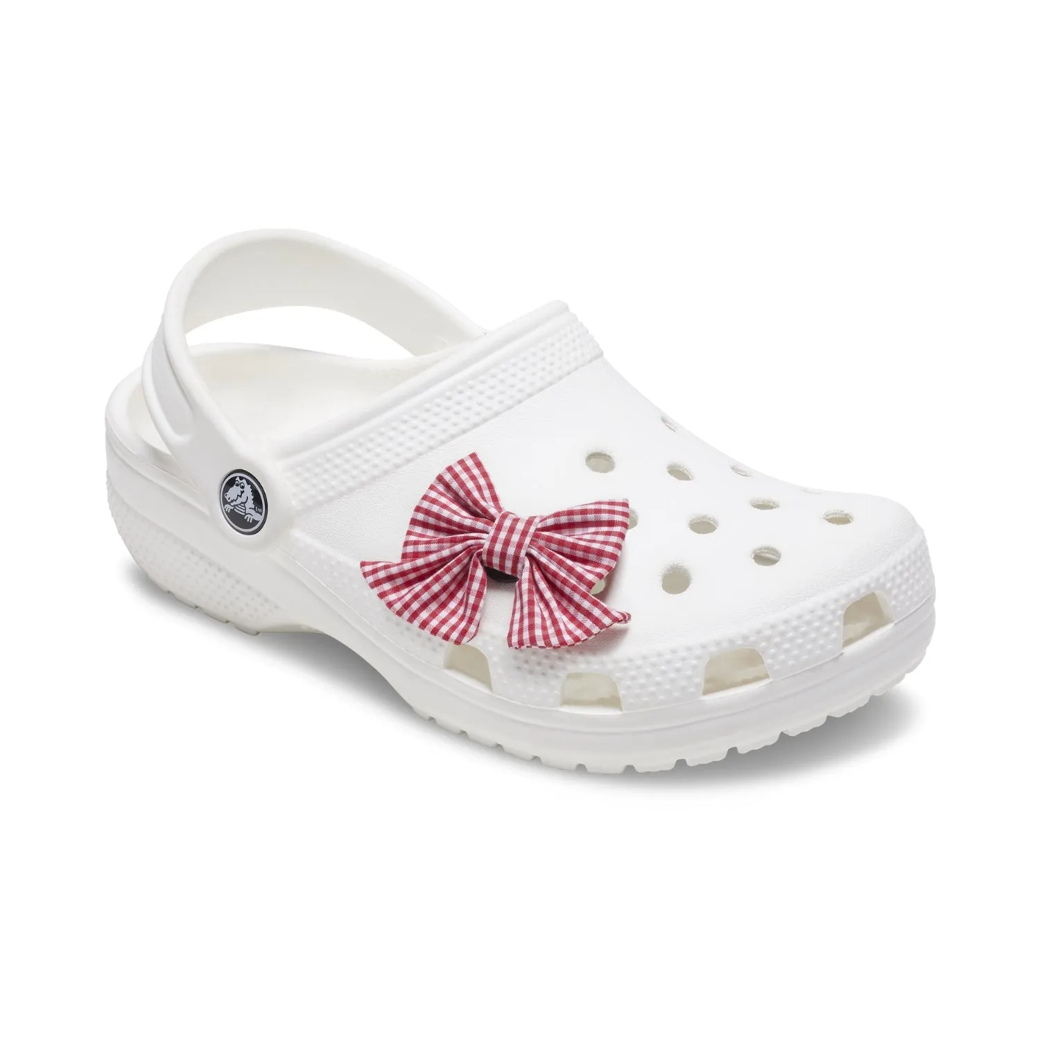 Cherry Gingham Bow Jibbitz