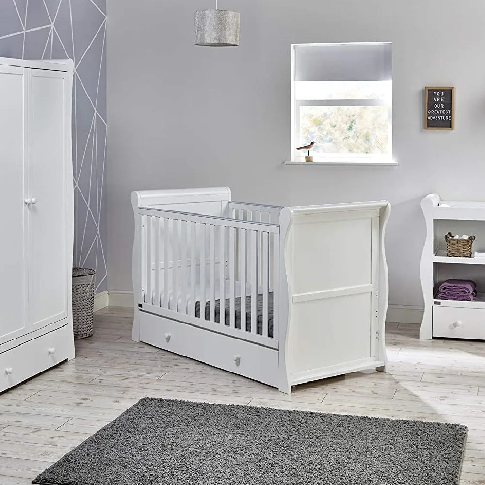 Chest of drawers | Open Baby Changing Unit with Drawer | Willow Collection | White
