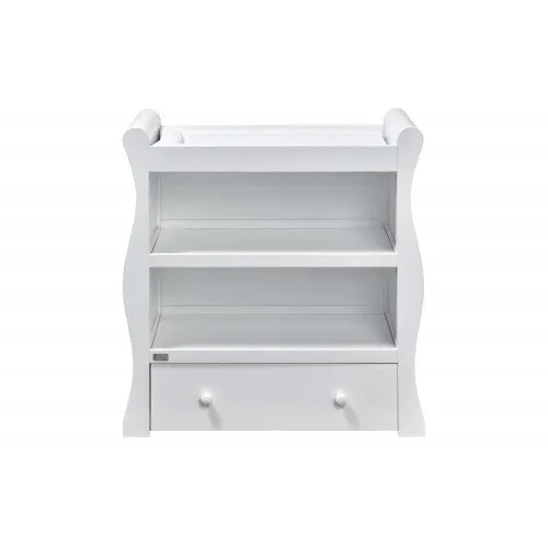 Chest of drawers | Open Baby Changing Unit with Drawer | Willow Collection | White