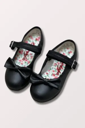 Children's Mary Jane Velcro Tap Shoes - Black (Limited Stock)