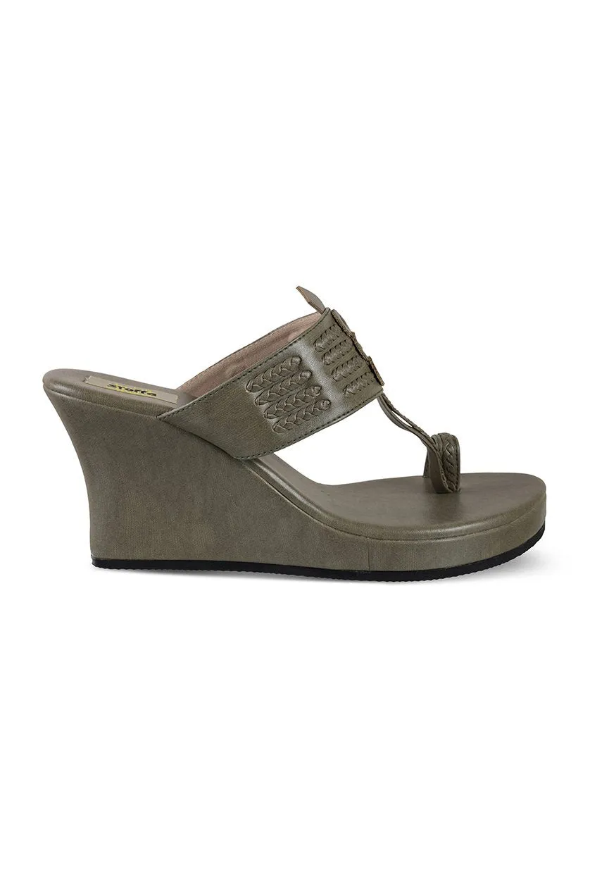 Classic High K Wedge Slate
