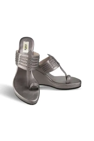 Classic High K Wedge Slate