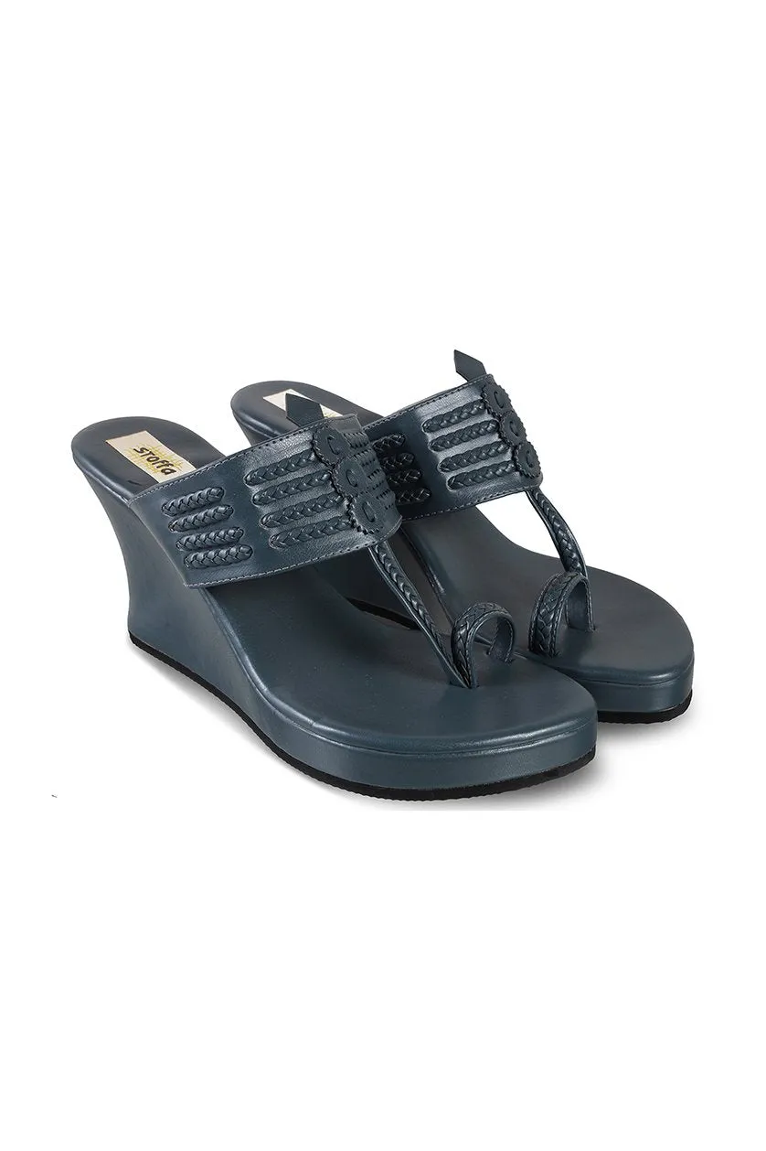 Classic High K Wedge Slate
