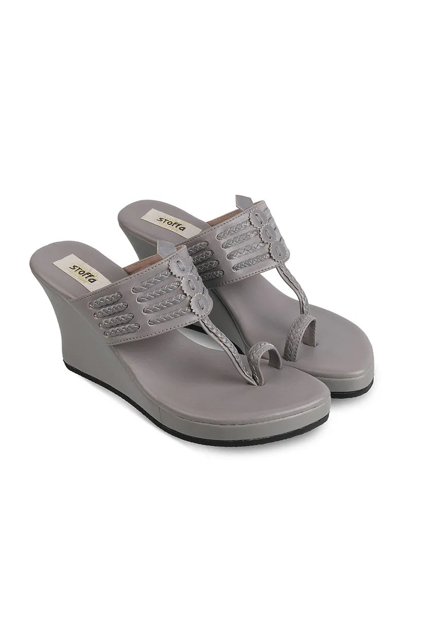 Classic High K Wedge Slate