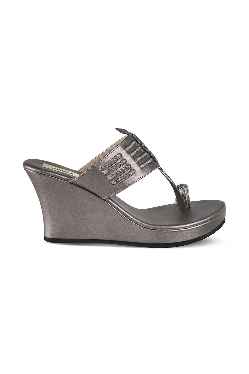 Classic High K Wedge Slate
