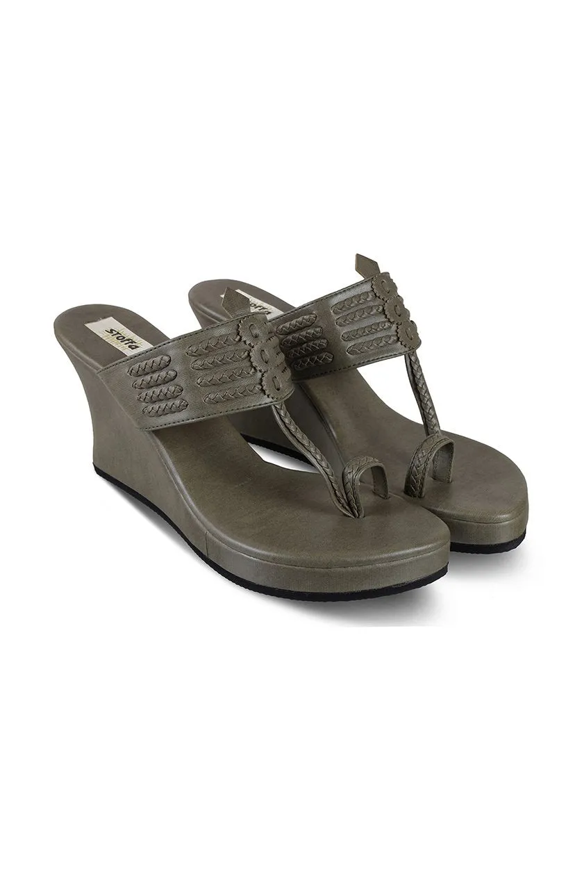 Classic High K Wedge Slate