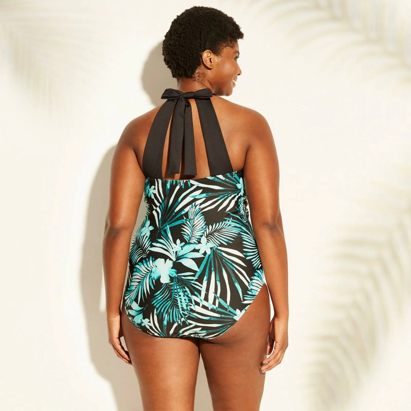 Clean Water Women's Plus Size High Neck One Piece Swimsuit