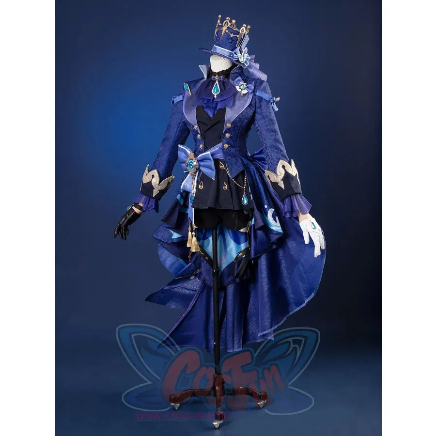 【CLEARANCE】Genshin Impact Black/White Furina Hydro Archon Cosplay Costume C08735  AAA