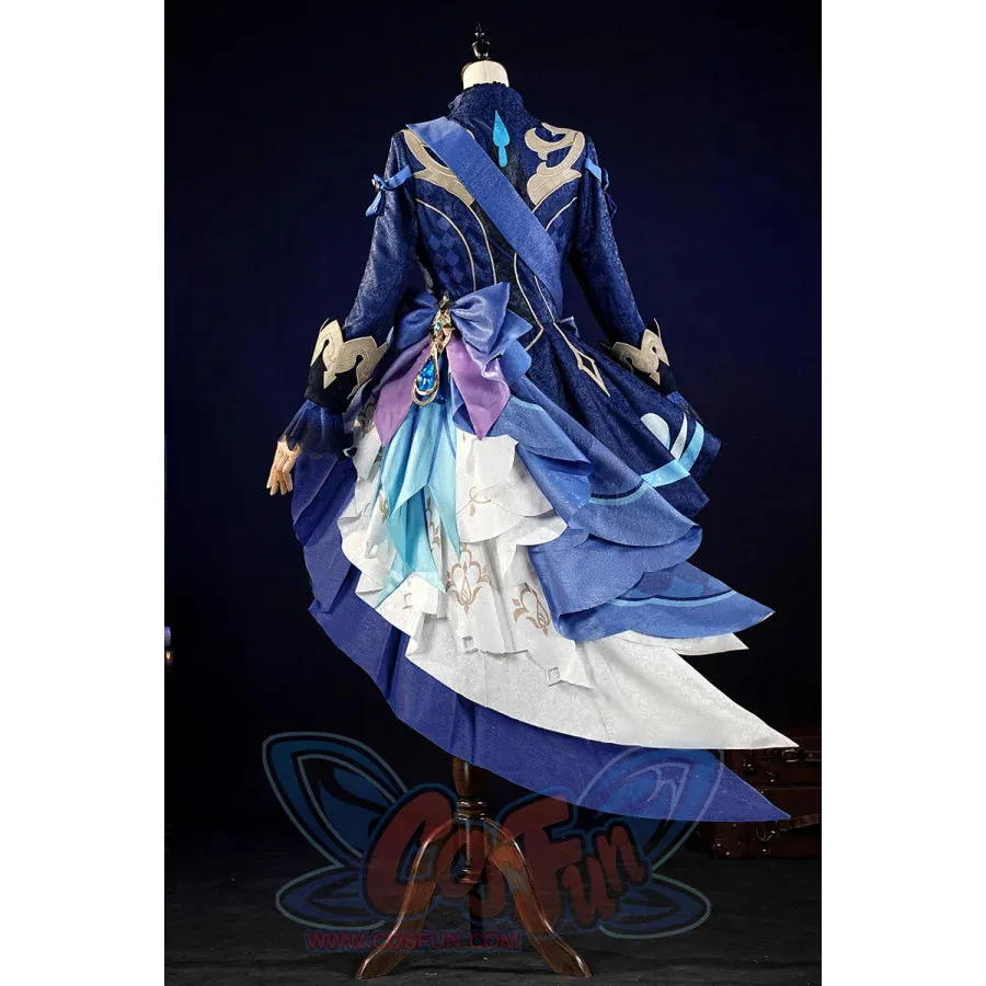 【CLEARANCE】Genshin Impact Black/White Furina Hydro Archon Cosplay Costume C08735  AAA