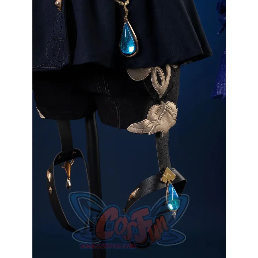 【CLEARANCE】Genshin Impact Black/White Furina Hydro Archon Cosplay Costume C08735  AAA