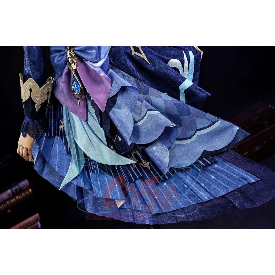 【CLEARANCE】Genshin Impact Black/White Furina Hydro Archon Cosplay Costume C08735  AAA
