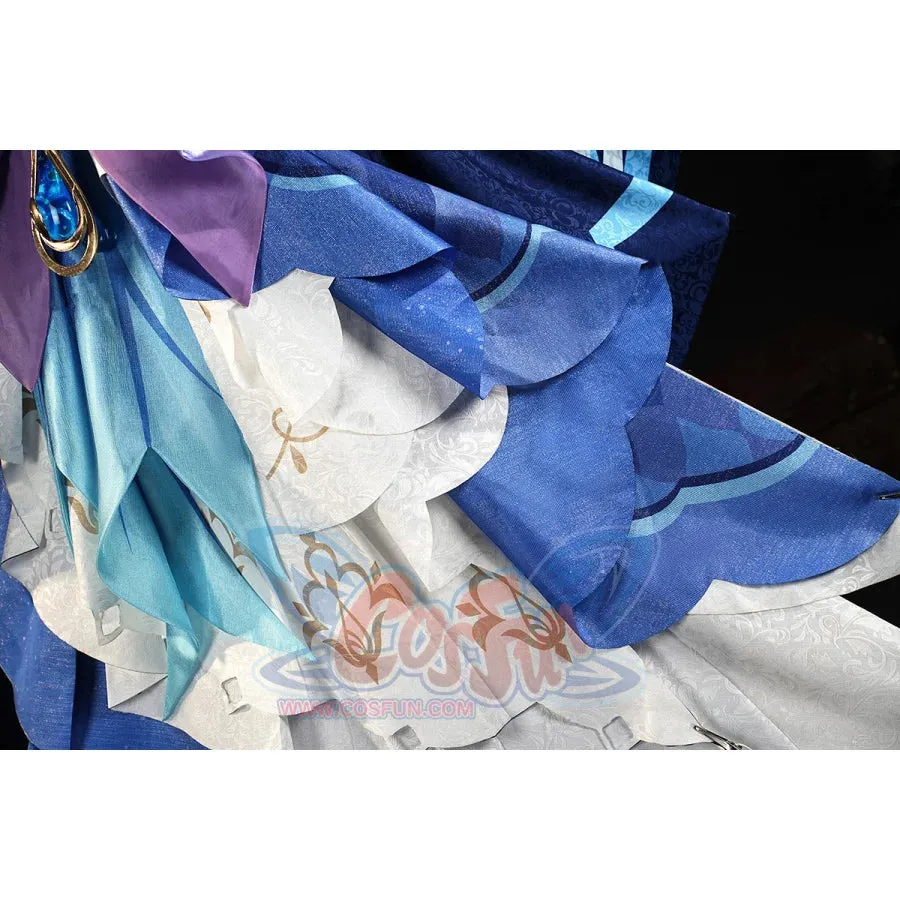 【CLEARANCE】Genshin Impact Black/White Furina Hydro Archon Cosplay Costume C08735  AAA