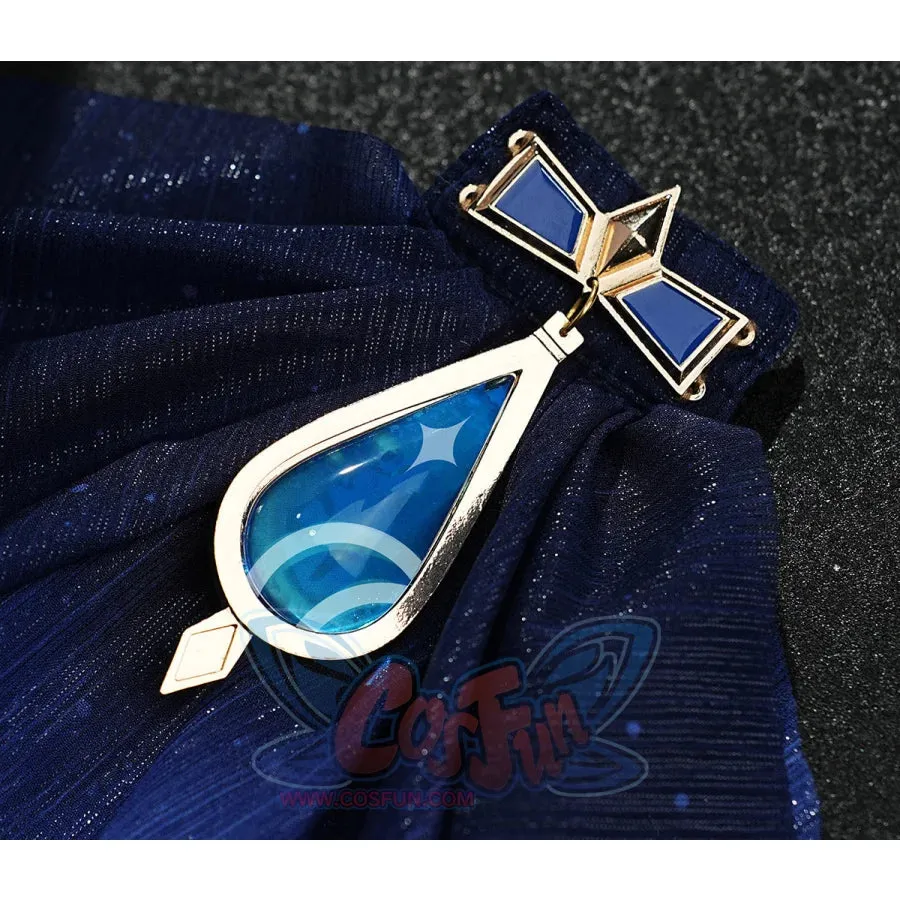 【CLEARANCE】Genshin Impact Black/White Furina Hydro Archon Cosplay Costume C08735  AAA