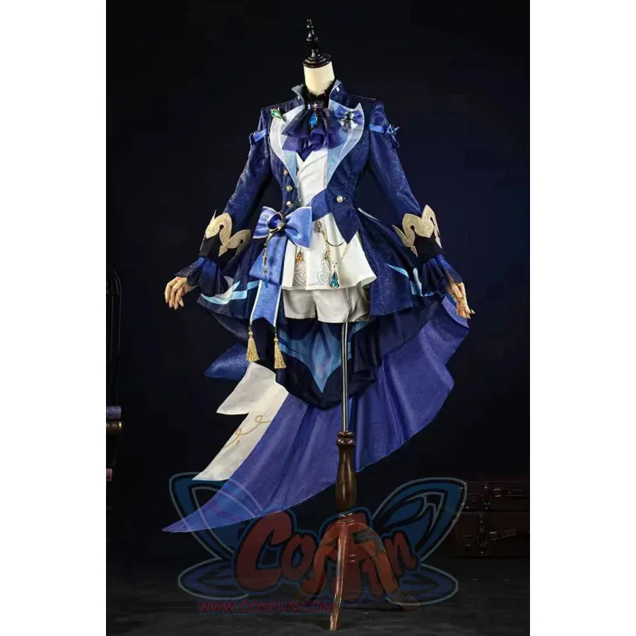 【CLEARANCE】Genshin Impact Black/White Furina Hydro Archon Cosplay Costume C08735  AAA