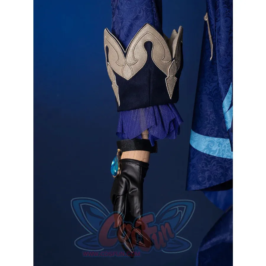 【CLEARANCE】Genshin Impact Black/White Furina Hydro Archon Cosplay Costume C08735  AAA