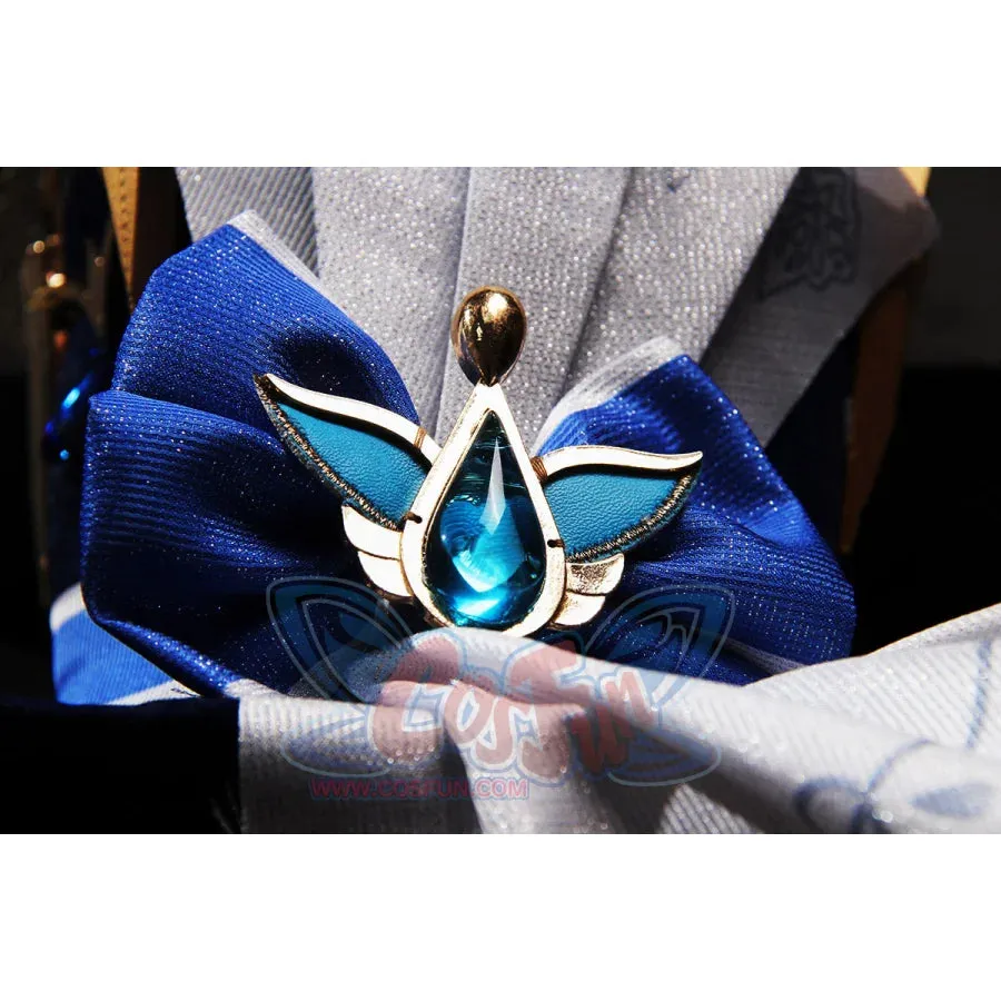 【CLEARANCE】Genshin Impact Black/White Furina Hydro Archon Cosplay Costume C08735  AAA