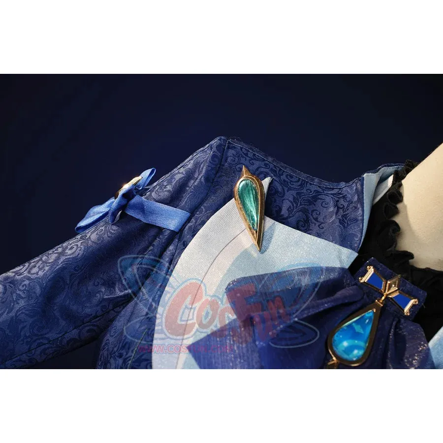 【CLEARANCE】Genshin Impact Black/White Furina Hydro Archon Cosplay Costume C08735  AAA