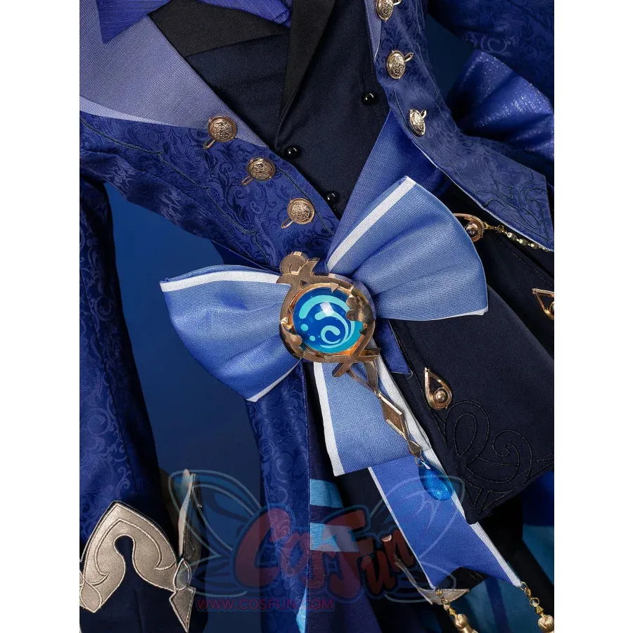【CLEARANCE】Genshin Impact Black/White Furina Hydro Archon Cosplay Costume C08735  AAA