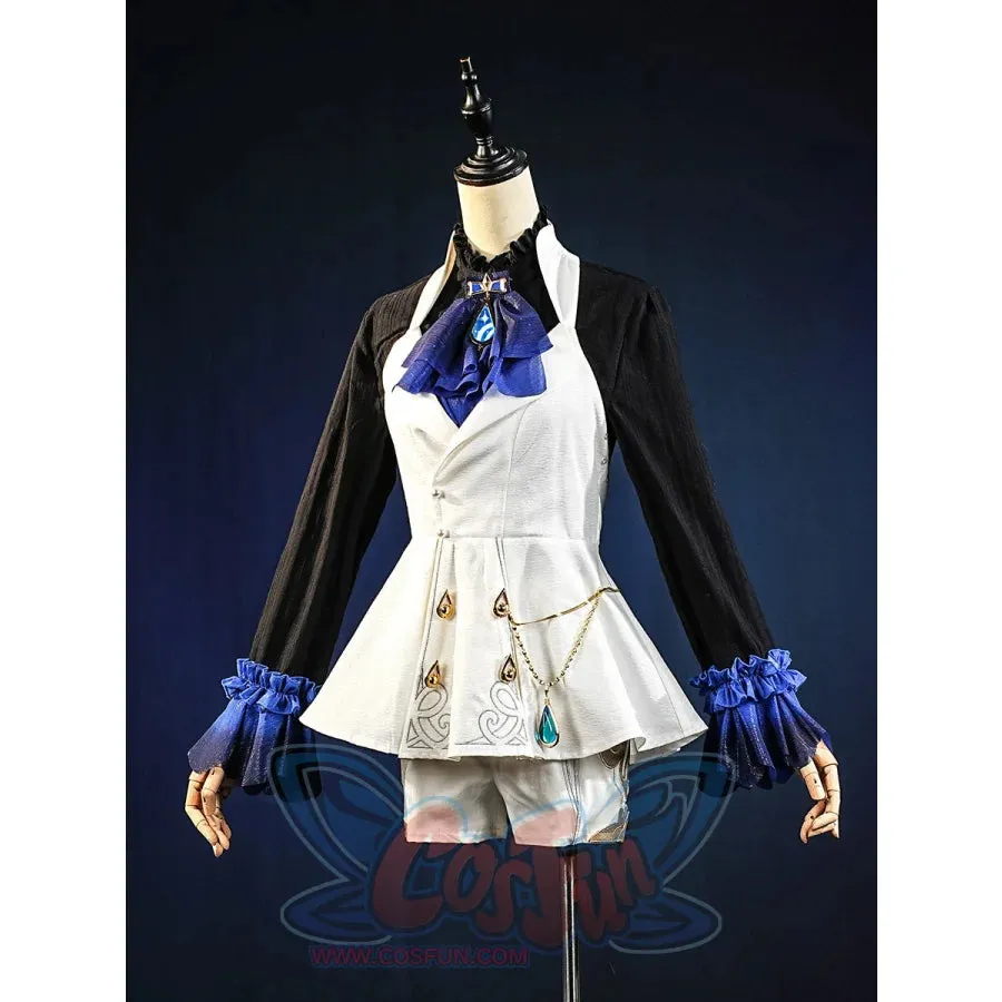 【CLEARANCE】Genshin Impact Black/White Furina Hydro Archon Cosplay Costume C08735  AAA
