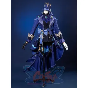 【CLEARANCE】Genshin Impact Black/White Furina Hydro Archon Cosplay Costume C08735  AAA