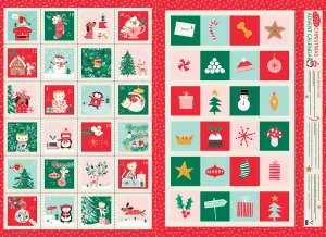 Cosy Christmas Advent Calendar PANEL