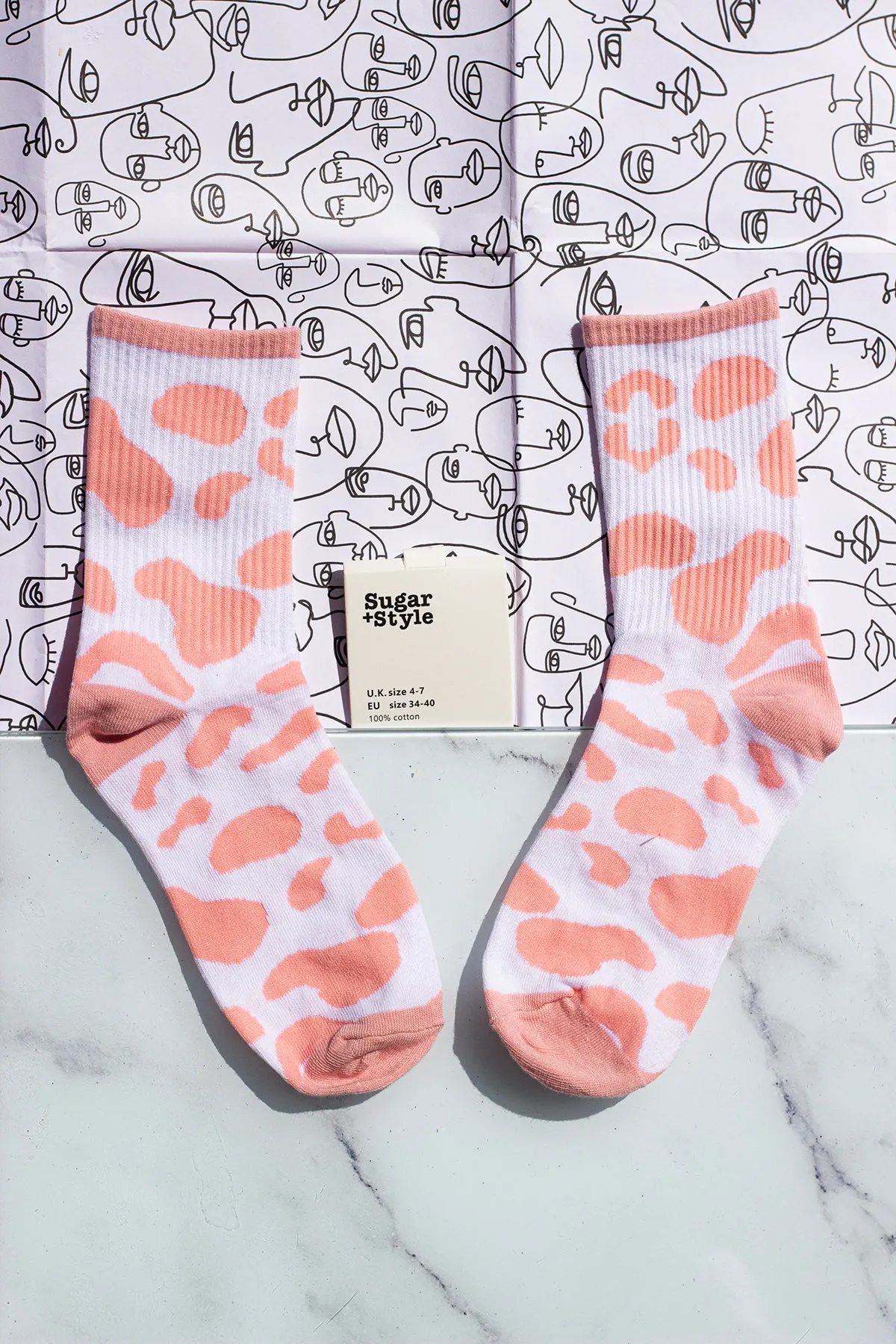 Cow Print Socks
