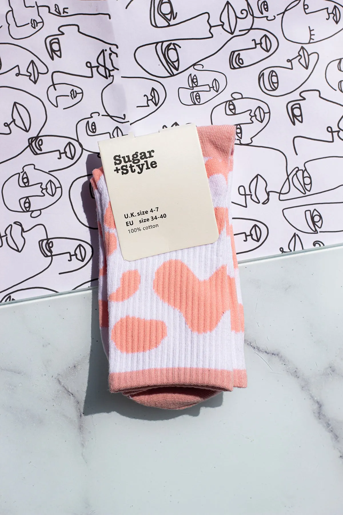 Cow Print Socks