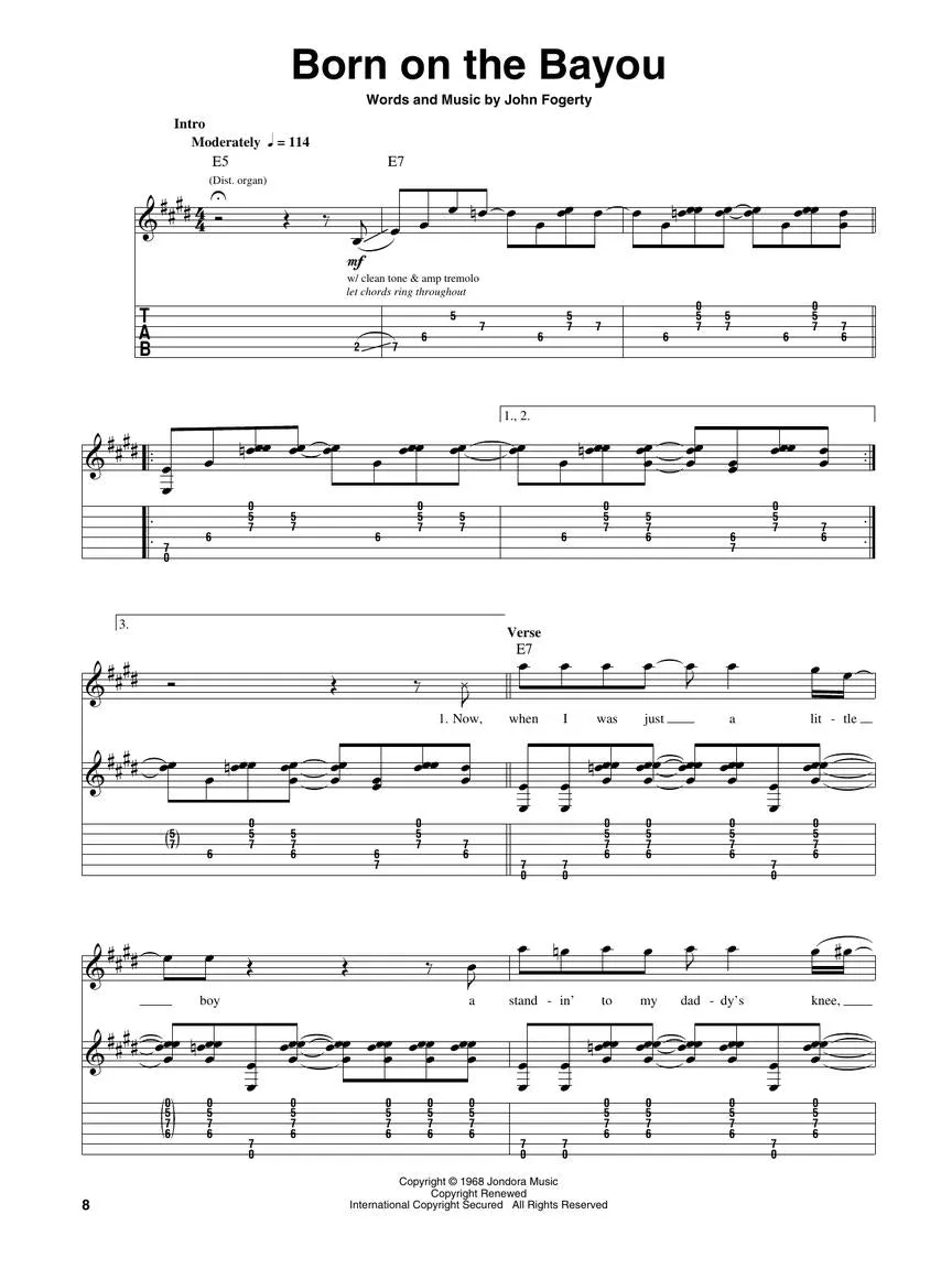 Creedence Clearwater Revival Guitar Play-Along