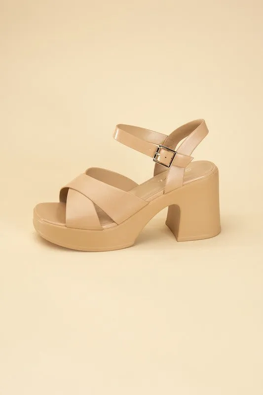 Crisscross Sandal Heels