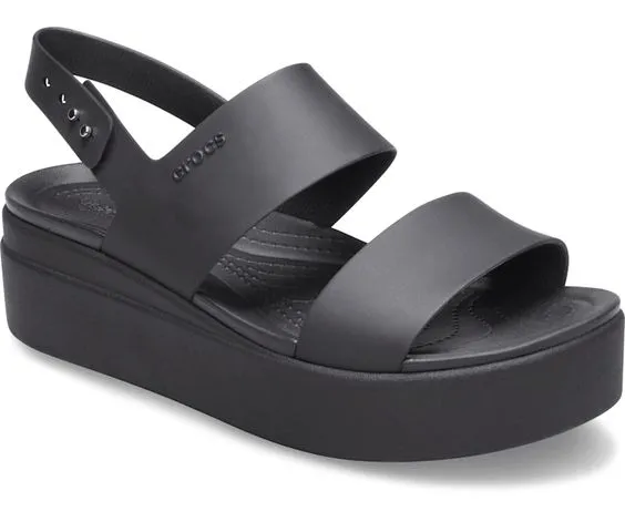 CROCS- WOMEN'S BROOKLYN LOW WEDGE SANDAL