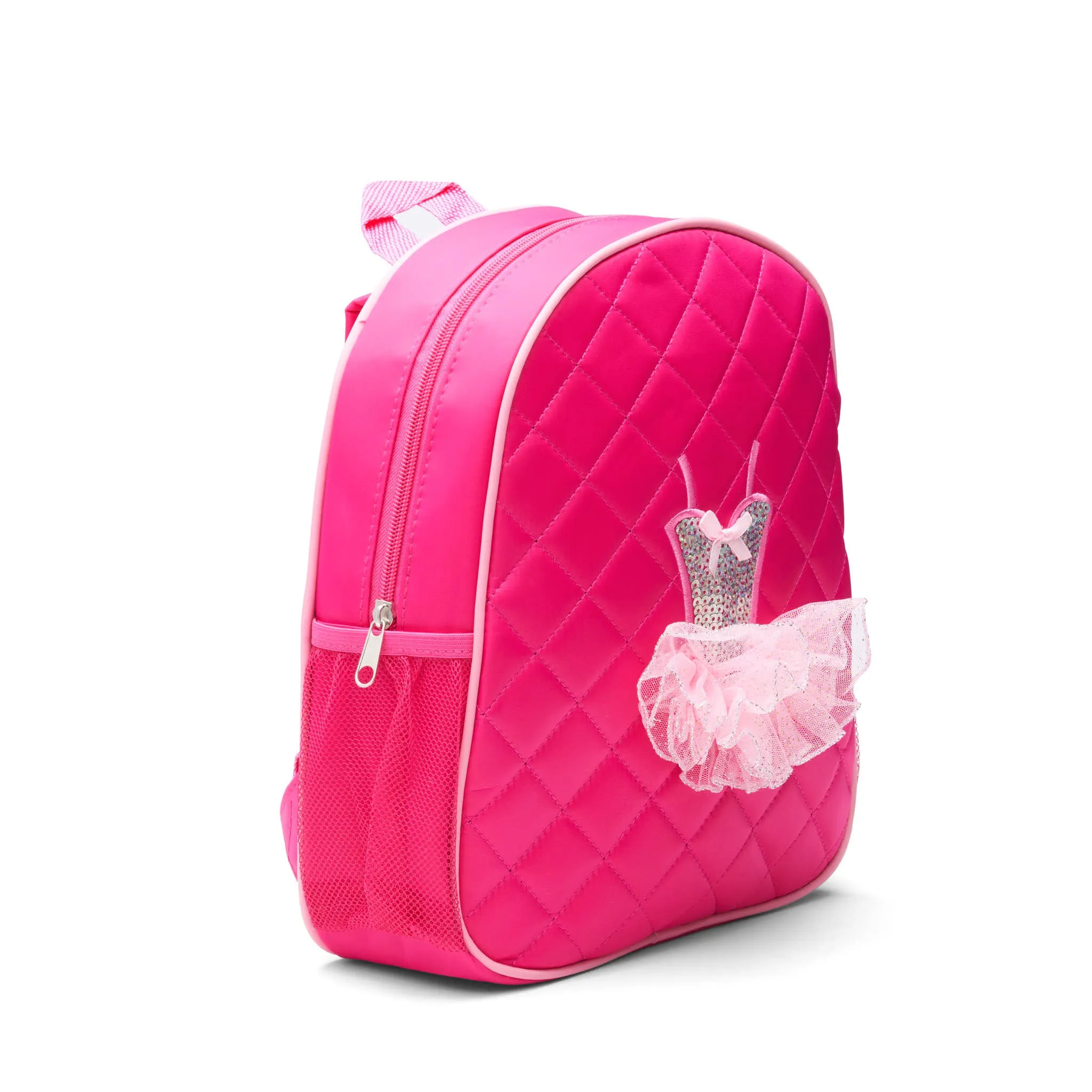 Dance Backpack Quilted Sequin Ballerina Tutu Backpack Medium Girls 3-9