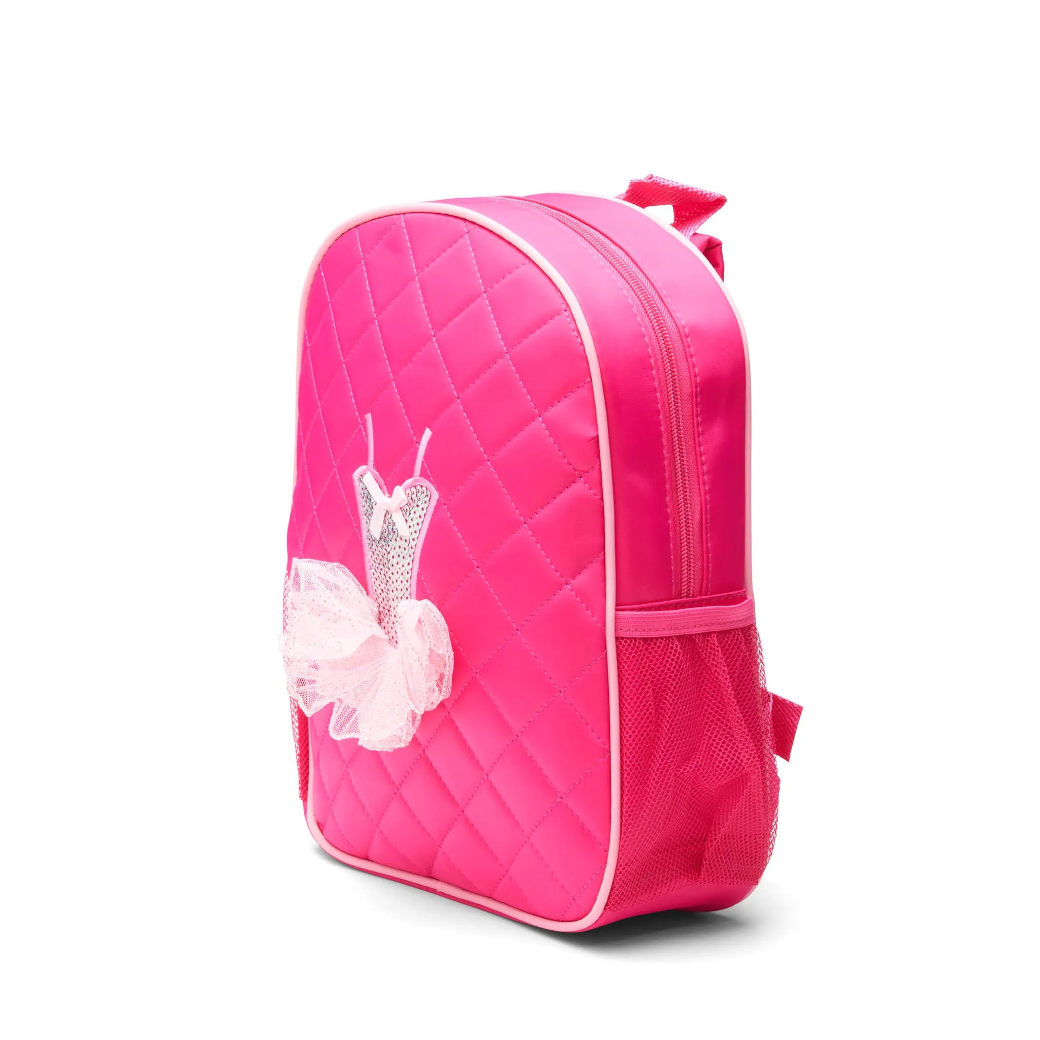Dance Backpack Quilted Sequin Ballerina Tutu Backpack Medium Girls 3-9