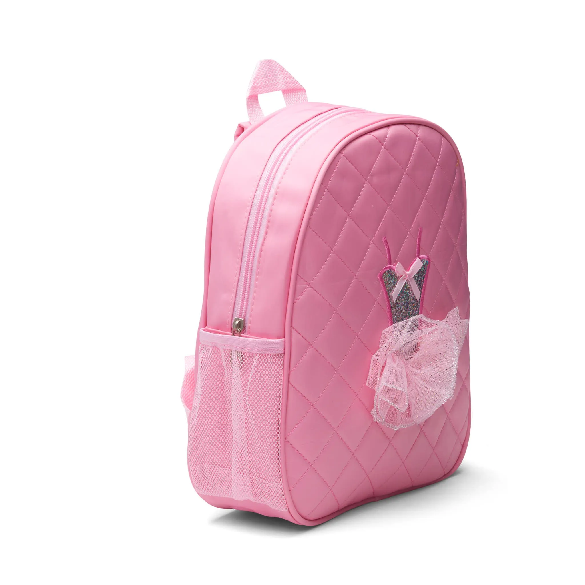 Dance Backpack Quilted Sequin Ballerina Tutu Backpack Medium Girls 3-9