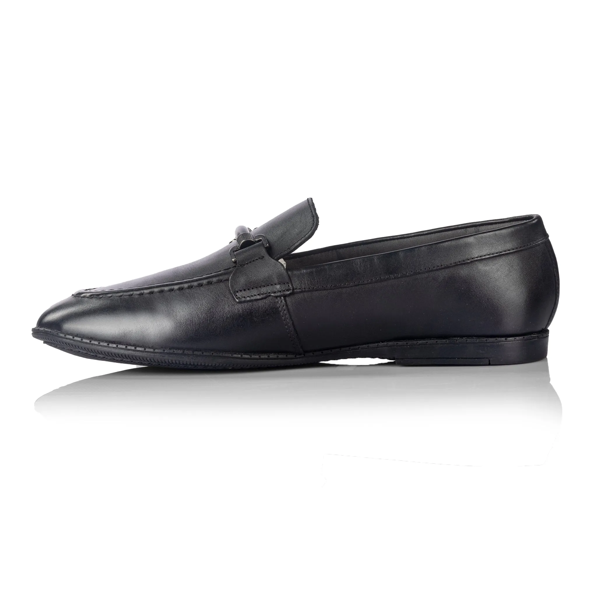Davin Corded Loafer (Piano Black)