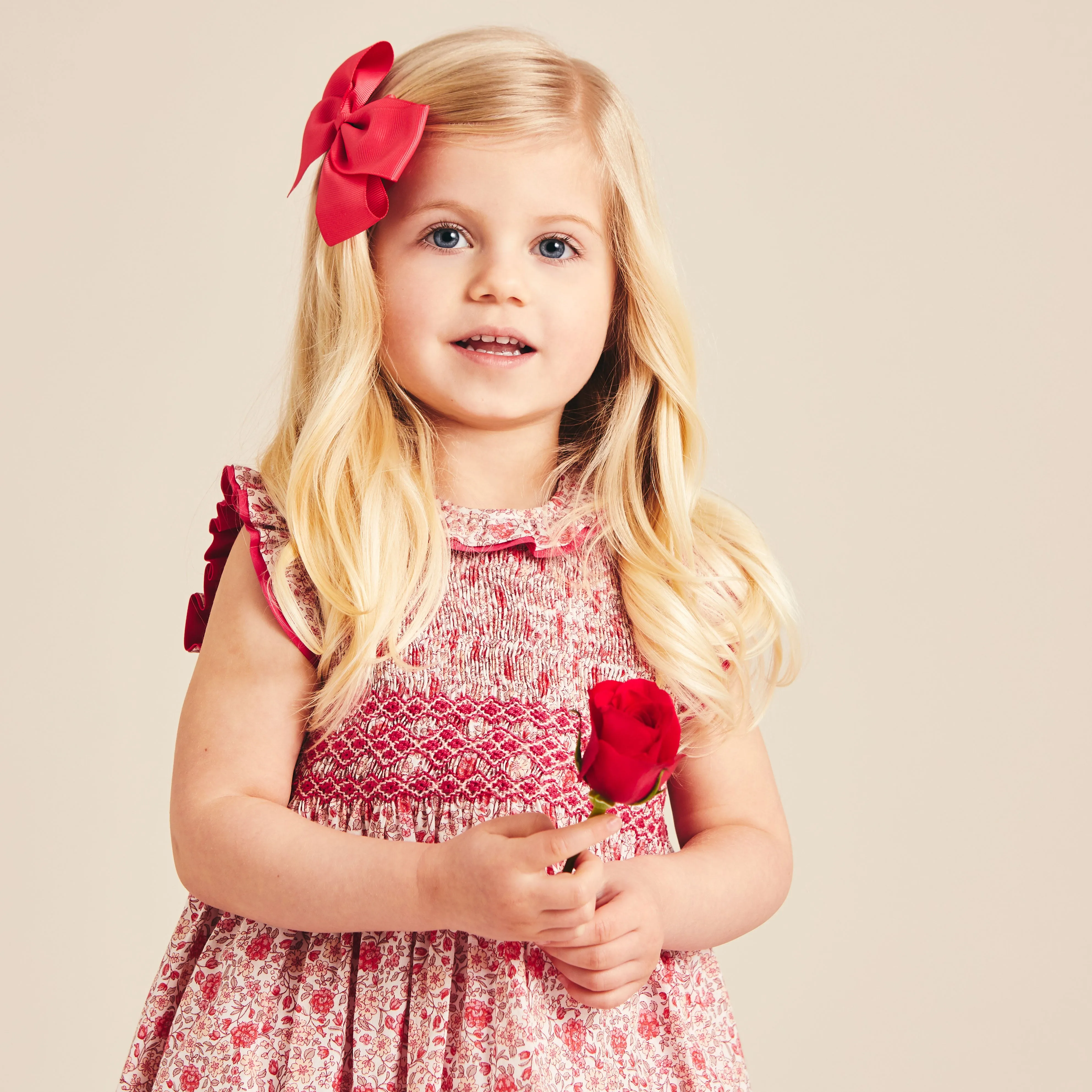 DELPHINE HAND-SMOCKED DRESS