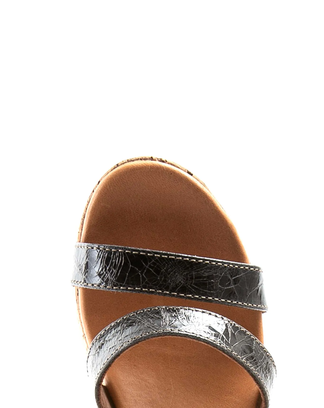 DITT Black Leather Sandals