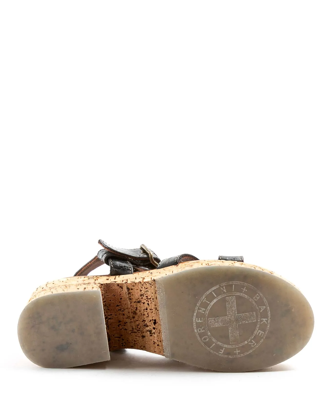 DITT Black Leather Sandals